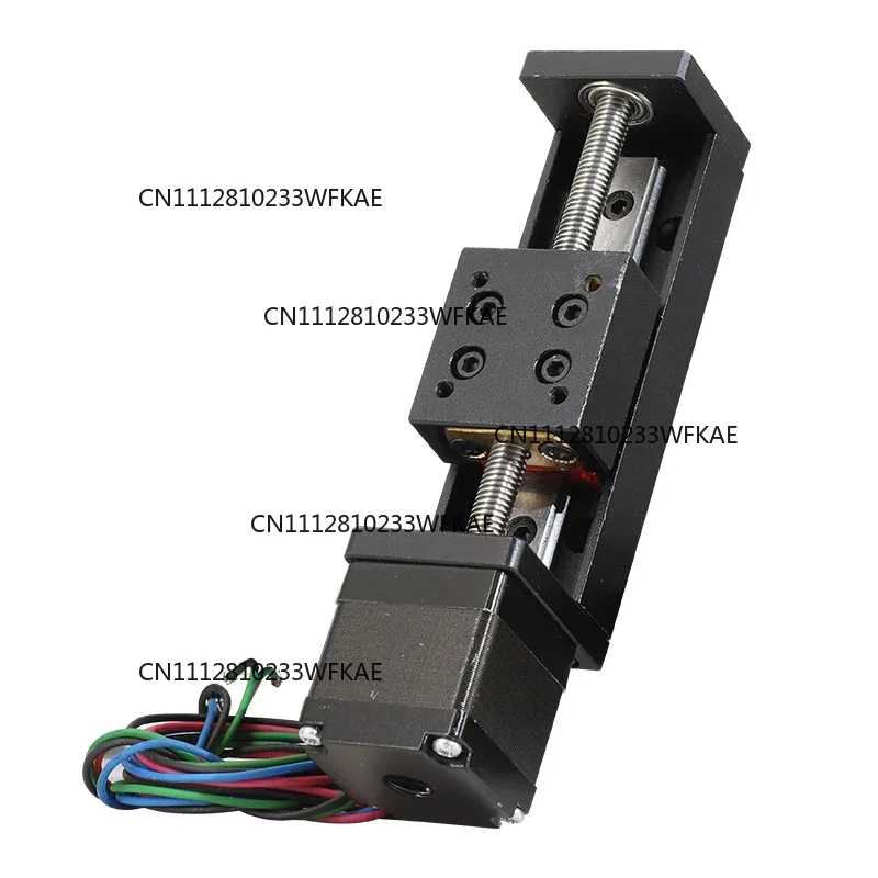 T-type CNC Sliding Table Rail Linear Stage Transport Guide Platform Stepper Motor Drive Kit Mini Slide Table XYZ Axis Table