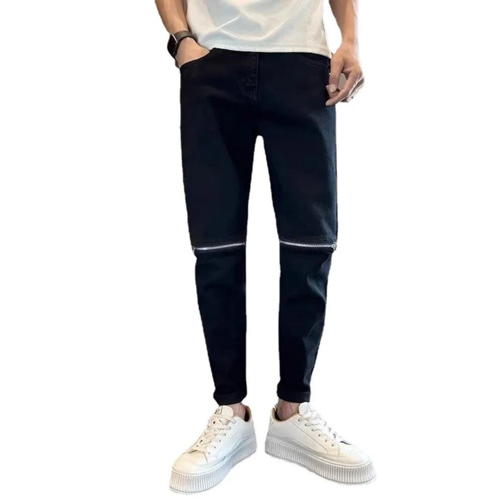 Men Jeans Loose Straight Denim Pants Men's Hip Hop Streetwear Neutral denim Trousers Cargo jeans pantalones hombre men clothing