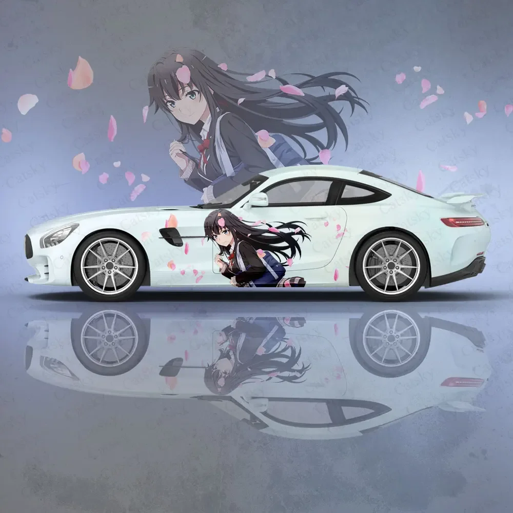 

Yukinoshita Yukino Anime Girl Car Body Stickers Anime Itasha Vinyl Car Side Decal Sticker Car Sticker Automotive Decor Film