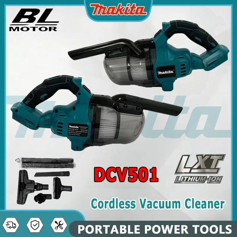 

Makita 18V Portable for Floor Carpet Car Pet Hair Cleaning Industrial Construction Cordless Handheld Vacuum Cleaner