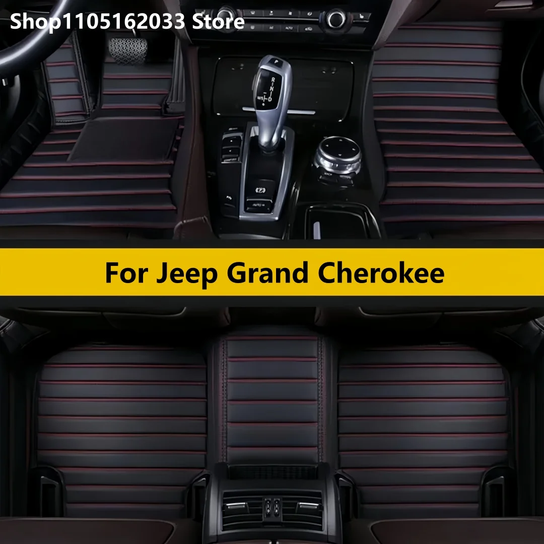 

Автомобильные коврики на заказ для Jeep Grand Cherokee WK2 2016 2017 2018, автомобильные аксессуары, кожаные водонепроницаемые противоскользящие коврики для ног