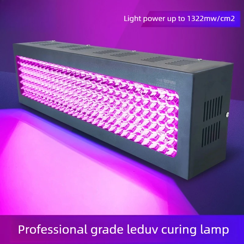 3535 High Power UV Curing Lamp Air Cooled High Intensity LED Ultraviolet Light for UV Glue Shadowless Glue Ink Curing