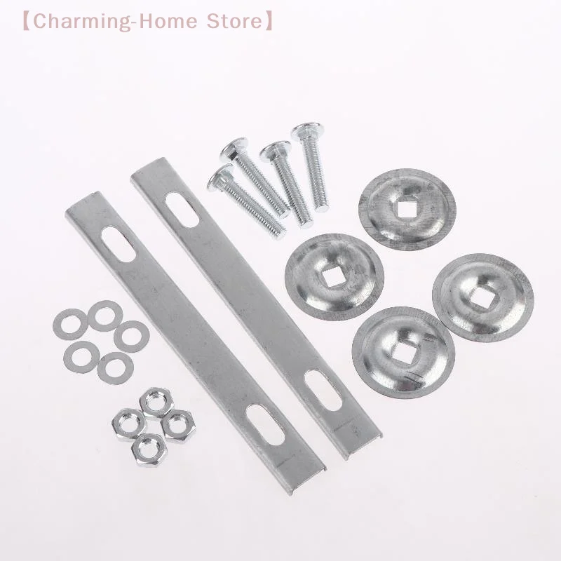 【M】Truck Box Repair Parts Set, Replacement Upper/Lower Covers, Foot Hinges, Lock & Sealing Strips for Toolbox Maintenance