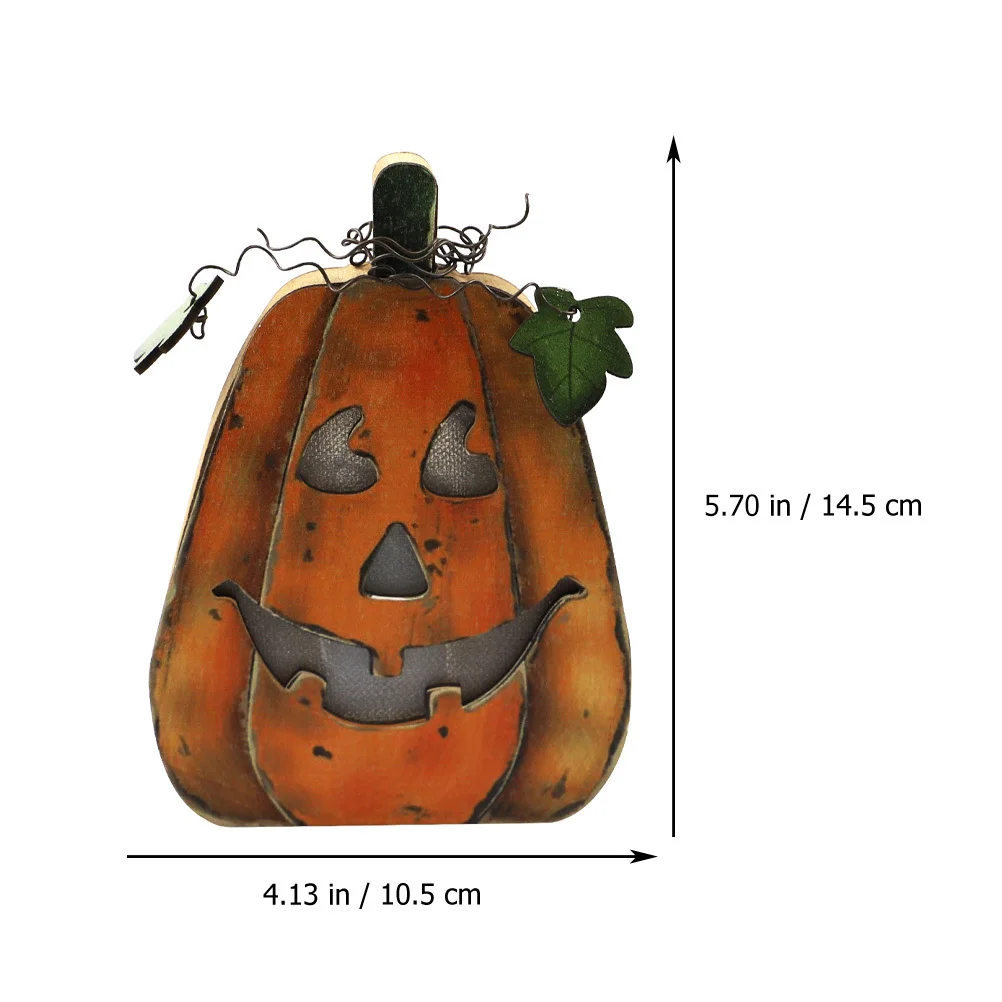

Halloween Wooden Lamp Pumpkin Decor Light Party Home Indoor Layout Novel Prop Durable Exquisite Creative Adorn