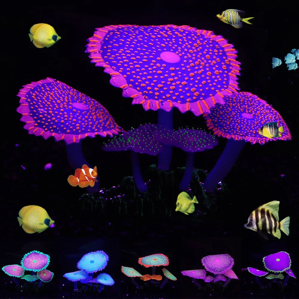 Artificial Coral Aquarium Decoration Coral Ornaments Sea Plant Fish Tank Ornaments