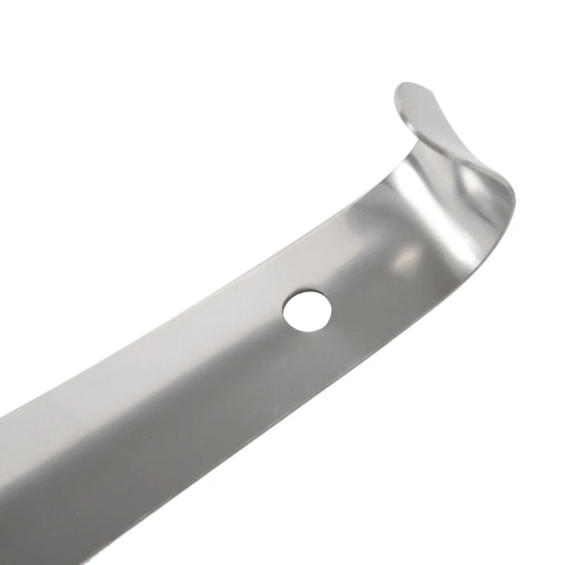 Hot 3X Stainless Steel Extra Long Handled Shoe Horn Shoe Lifter Durable Tool Silver, 30Cm/11.8Inch