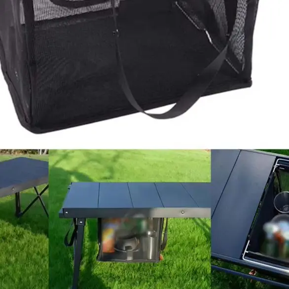 

Camping Picnic 36 26 3cm Camping Mesh Bag Ventilated Camping Bag Outdoor Tool Polyester Mesh Stainless Steel Frame