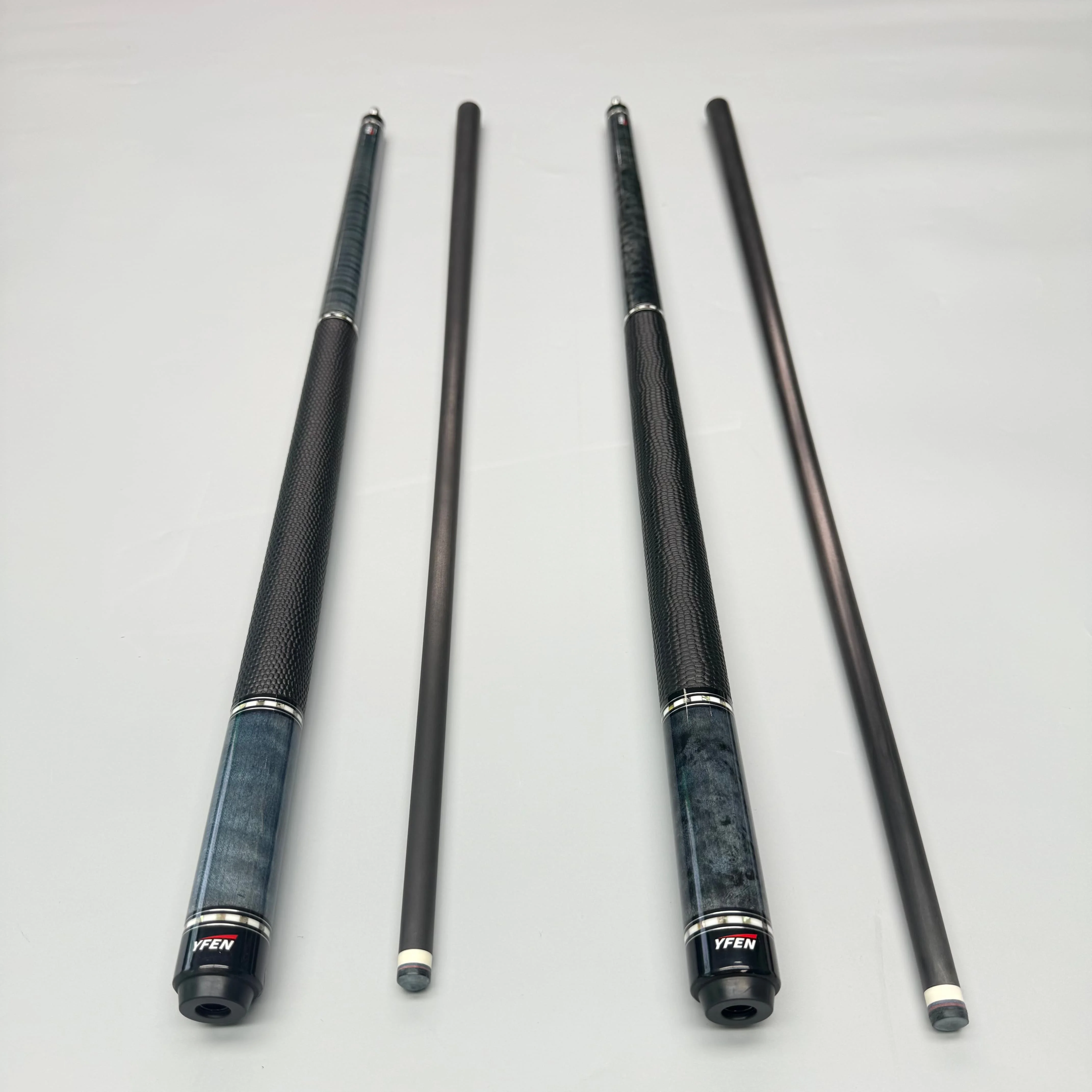 

YFEN M14 Superior Quality Handmade Carbon Fiber Shaft 12.5mm Cue Tip 1/2 Billiard Pool Cue with Extension