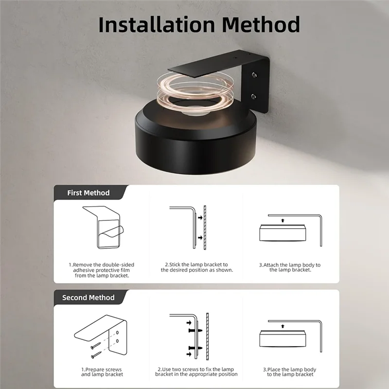 AT05-Magnetic Rechargeable Battery Picture Lights For Wall, 3 Color Temps 12 RGB,Remote Dimmable Timer Poster Lights