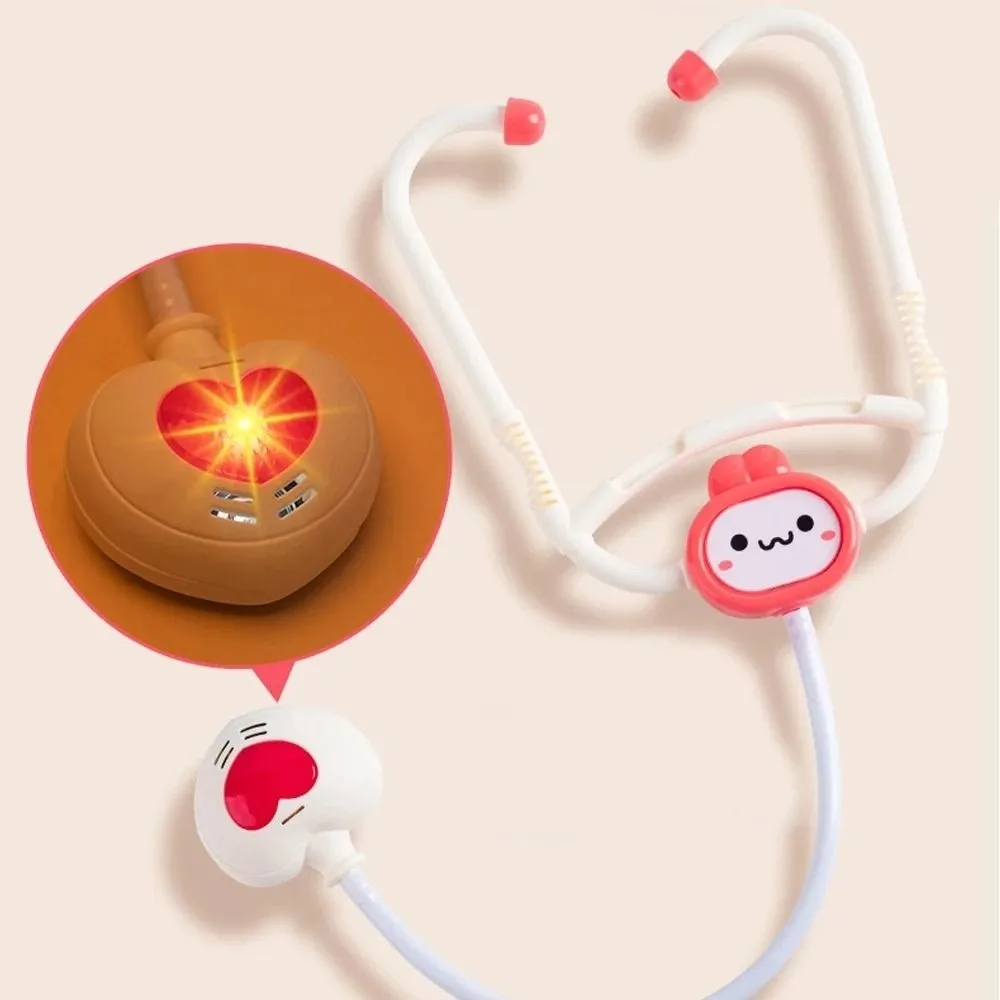 Simulação dentista caixa médico fingir role play kit fingent jogar brinquedos jogo educativo criança estetoscópio médico conjunto azul/rosa