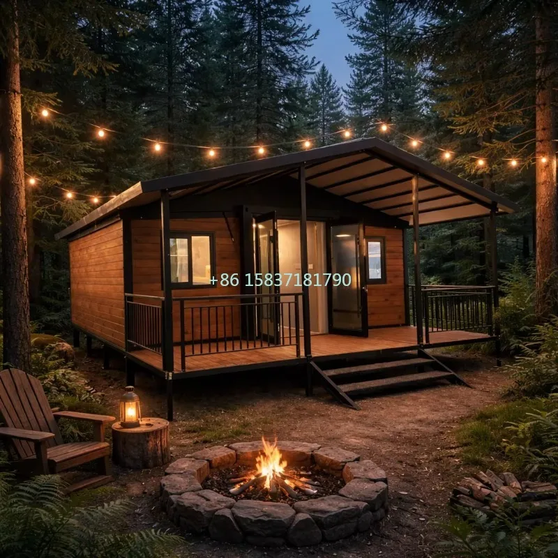 China Foldable Container House Easily Assembled Folding Container Home Tiny Home Container House With Kitchen Bathroom for USA