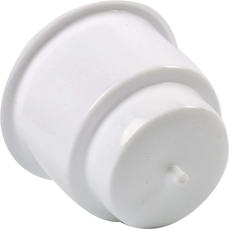 Recesso Drop-in copo de plástico, suporte para bebida com dreno, barco, carro, fuzileiro naval, rv, branco, 3pcs