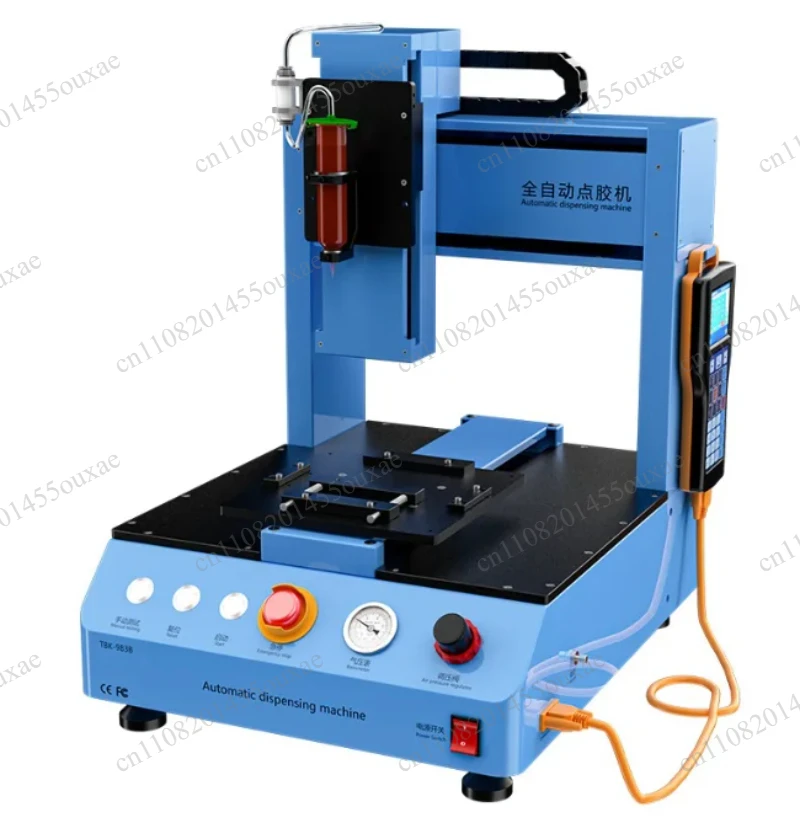 For Mobile Phone 983B Automatic Dispenser LCD Glass Scratch Polishing Repair Use UV Waterproof Glue Dispensing Machine