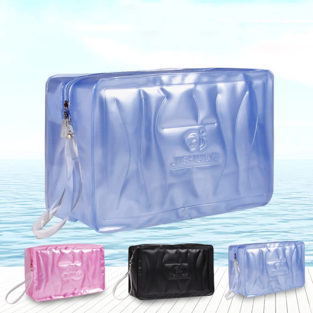 

PVC Waterproof Swimming Bag Blue Multipurpose Durable Water Repellent Pouch for Rafting Kayaking Sailing Drifting Camping