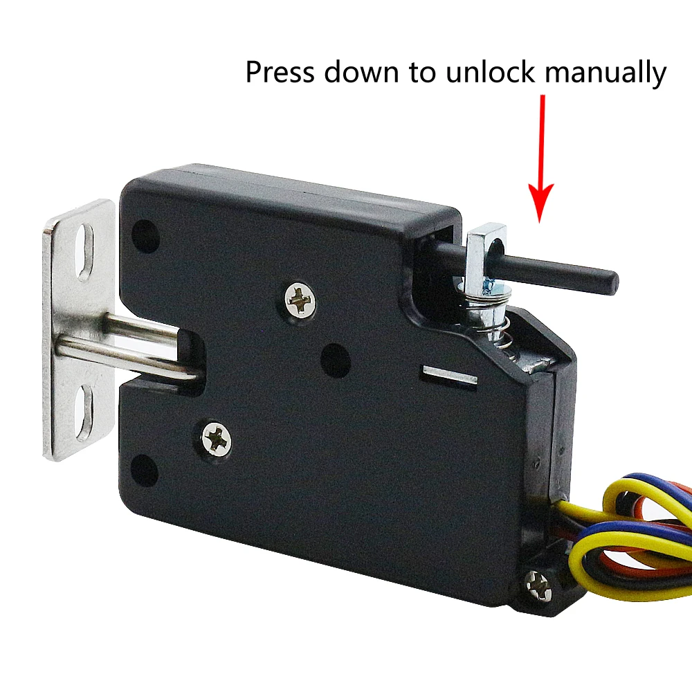 Imagem -03 - Fechadura Pequena da Porta do Armário do Controle Bonde Mini Fechamento Eletromagnético Armazenamento Fechamento Eletrônico C.c. 12v