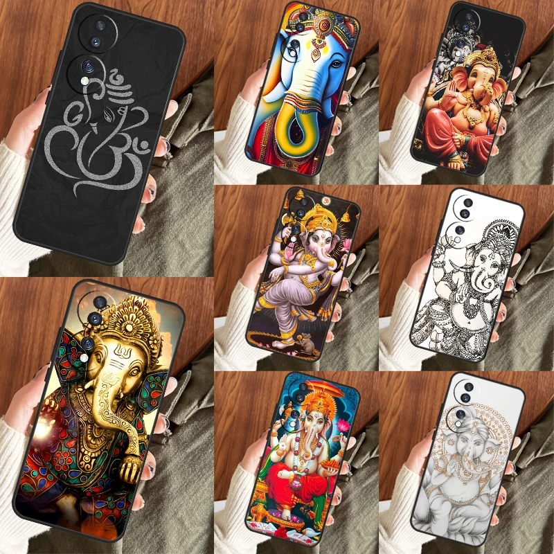 Ganesh Elephant God Case For Huawei Honor X8 X9a 50 70 Magic5 P40 P30 P20 Lite P50 Pro Nova 5T P Smart Z Cover