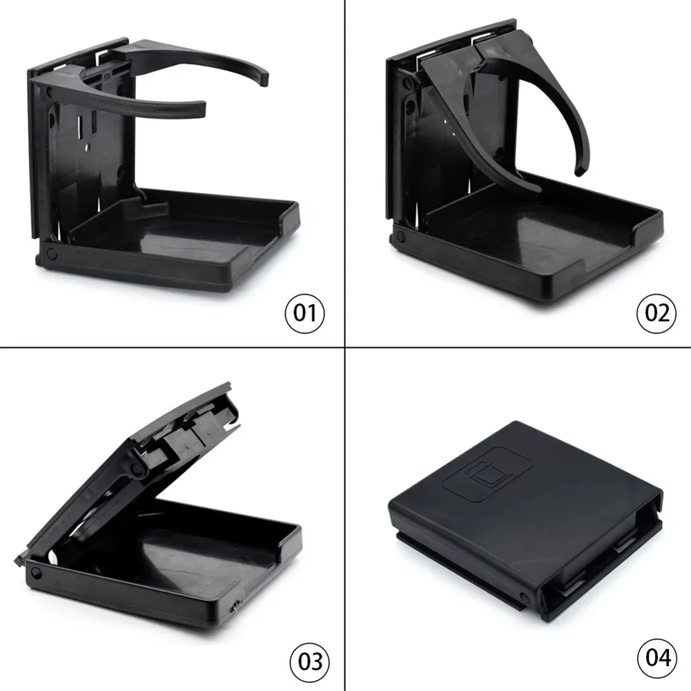 Drink Holder Bottle Cup Holder Interior SUV Tray Black Boat Camper Mount Rack Truck Van Accessories Adjustable