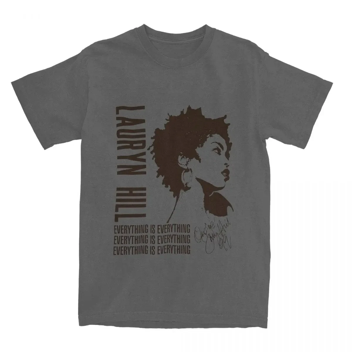 Lauryn Hill 90s Hip Hop Fugees T Shirt Men Women's Pure Cotton Vintage T-Shirts Crewneck Tee Shirt Short Sleeve Clothing 65671