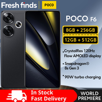 World Premiere POCO F6 Smartphone Global Version Snapdragon®8s Gen 3 120Hz 90W Turbo Charging 5000mAh Battary