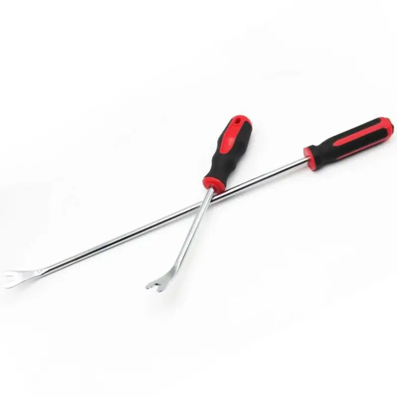 Palanca extractora de Clip de Panel para puerta de coche, herramienta de extracción de embellecedor automático de 510mm / 270mm de largo con mango de goma, palanca de fácil extracción