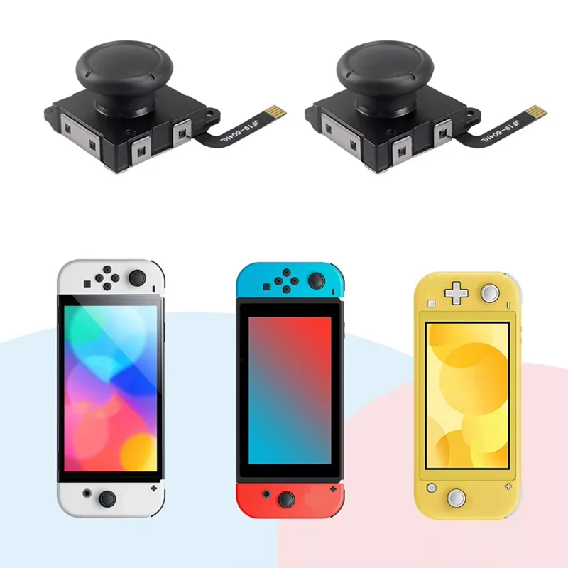 Новейший джойстик с эффектом Холла, 2 шт., для Nintendo Switch/Lite/OLED Joycon, аналоговый джойстик, электромагнитный джойстик для зала без дрейфа