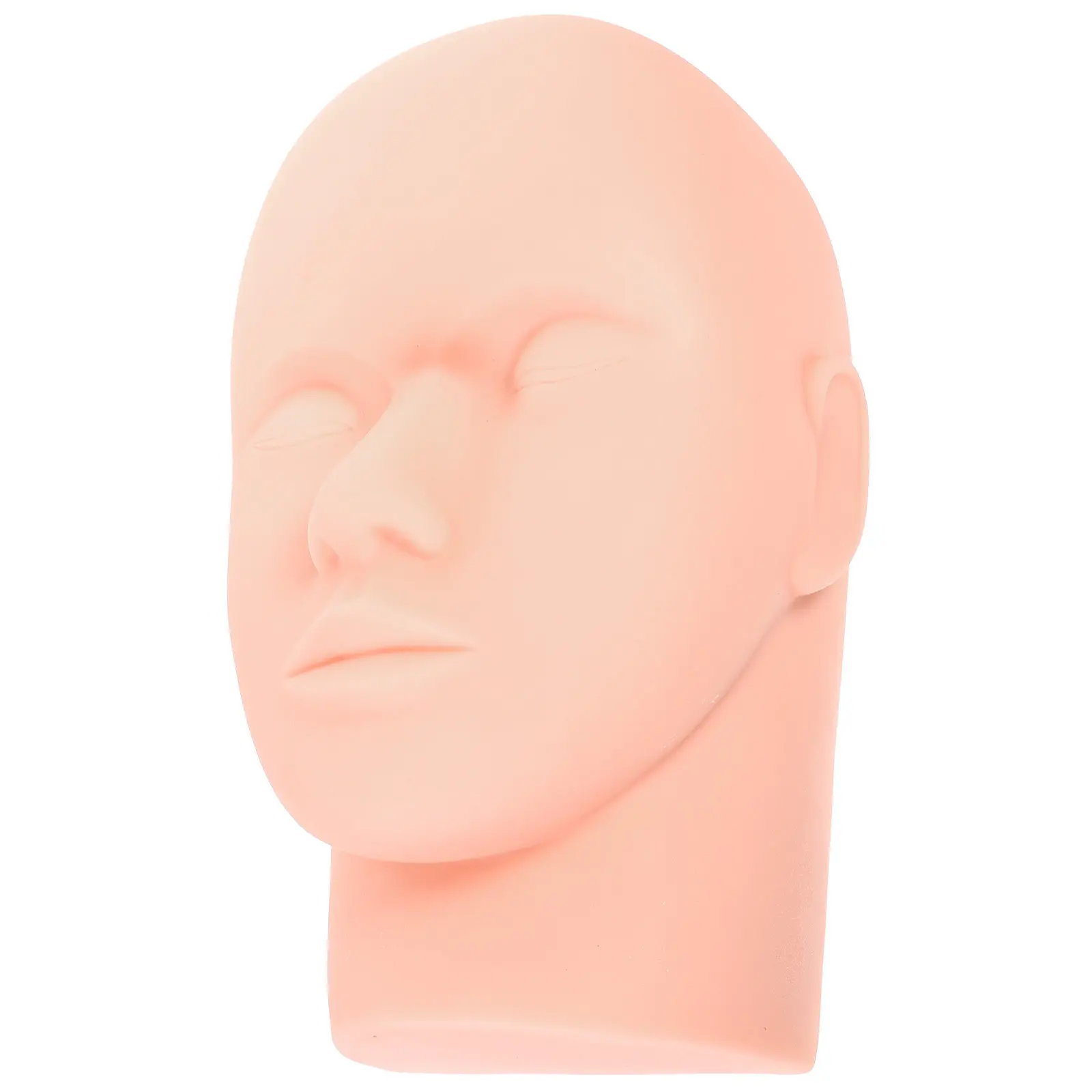 

Манекен-голова для наращивания ресниц и тренировки макияжа, идеально подходит для студентов косметологии, легко формируется