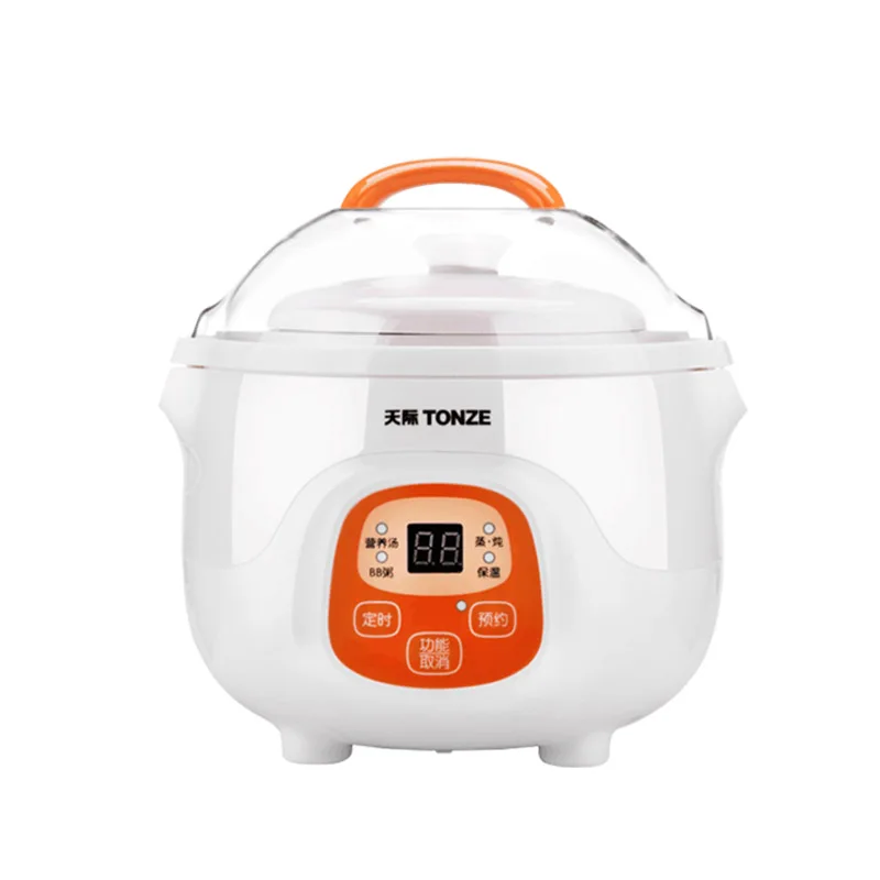 Electric stew pot ceramic water-proof 0.7L baby BB cooker slow porridge kitchen appliance