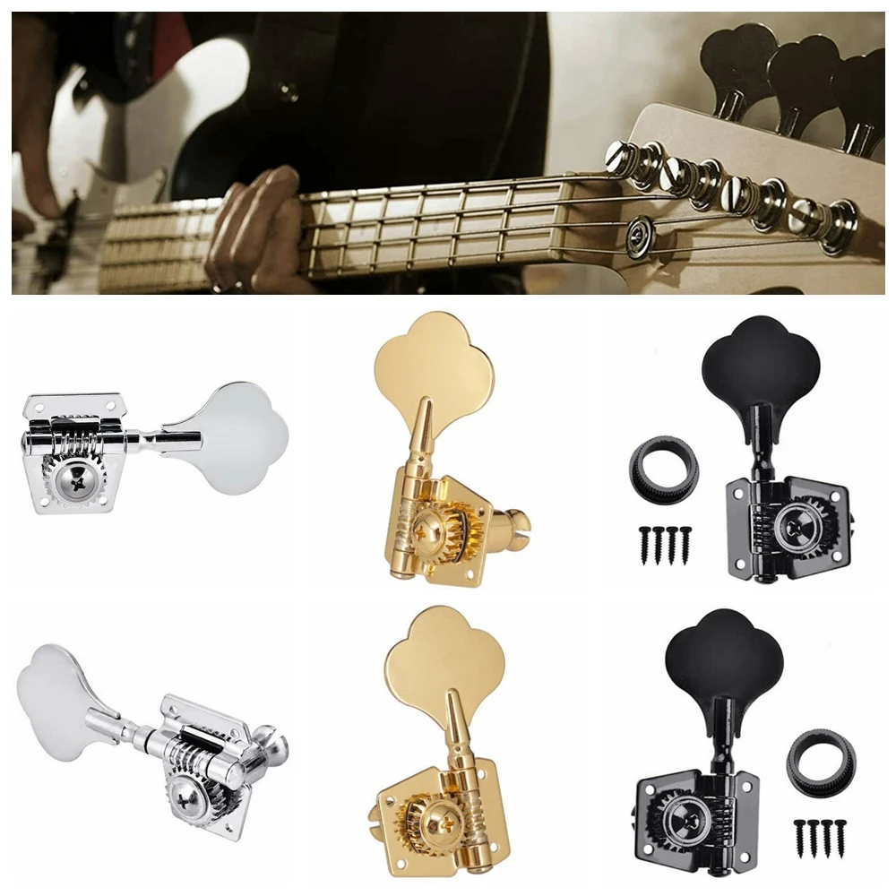 5 or 6 String Open Gear Bass Tuning Pegs Keys Machine Heads Tuners For Bass Guitar 2L3R/3L2R/3L3R/1L4R/4L1R