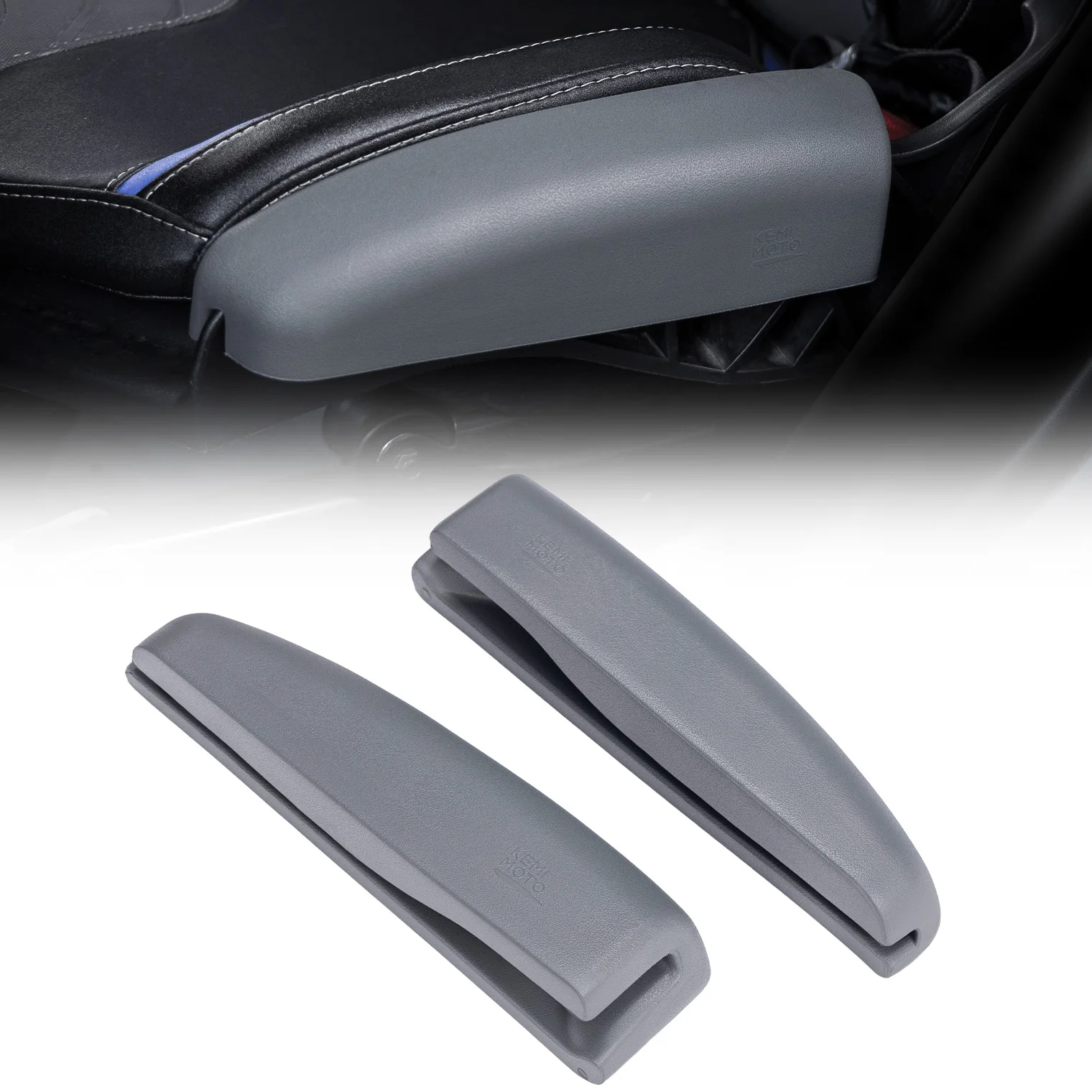 

Black/Gray Seat Side Pad Assembly PU Foam Soft Seat Side Cushion Thigh Protection For Can-Am Maverick X3/R & MAX 2017-2026