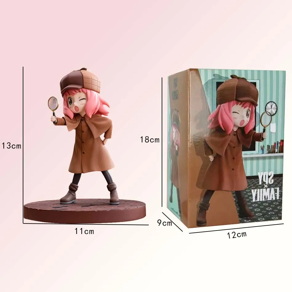 13CM SPY×FAMILY Anime-Figur: Anya Yor Loid Forger Chimera - Japanische Cartoon-Sammlerfigur als Deko-Modell und Geschenk