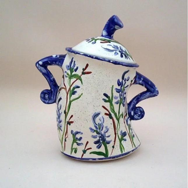 Blue and white spoof cup Jars full of attitude ornament with personality cup