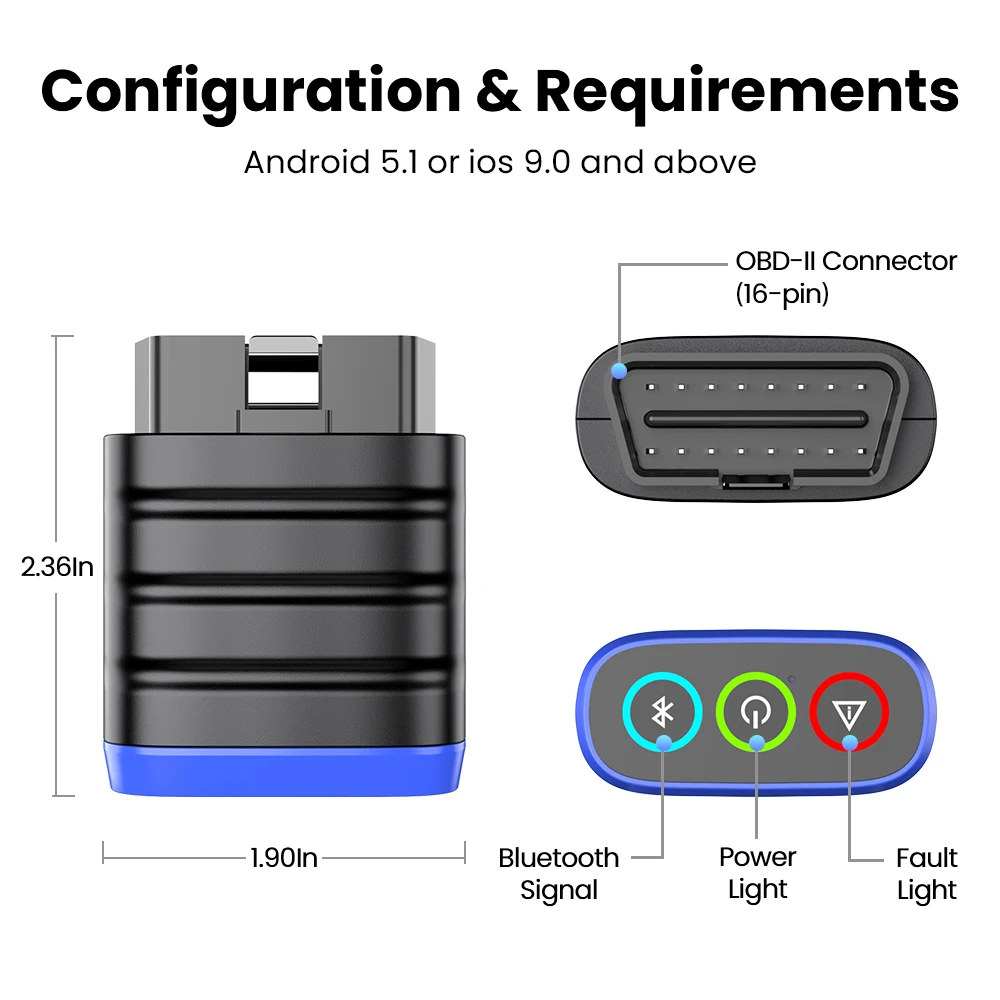 MUCAR BT200 LITE Auto Obd2 أدوات الماسح الضوئي بنظام كامل أدوات تشخيص السيارات قارئ رمز Obd برموز نظيفة محدث مجاني مدى الحياة
