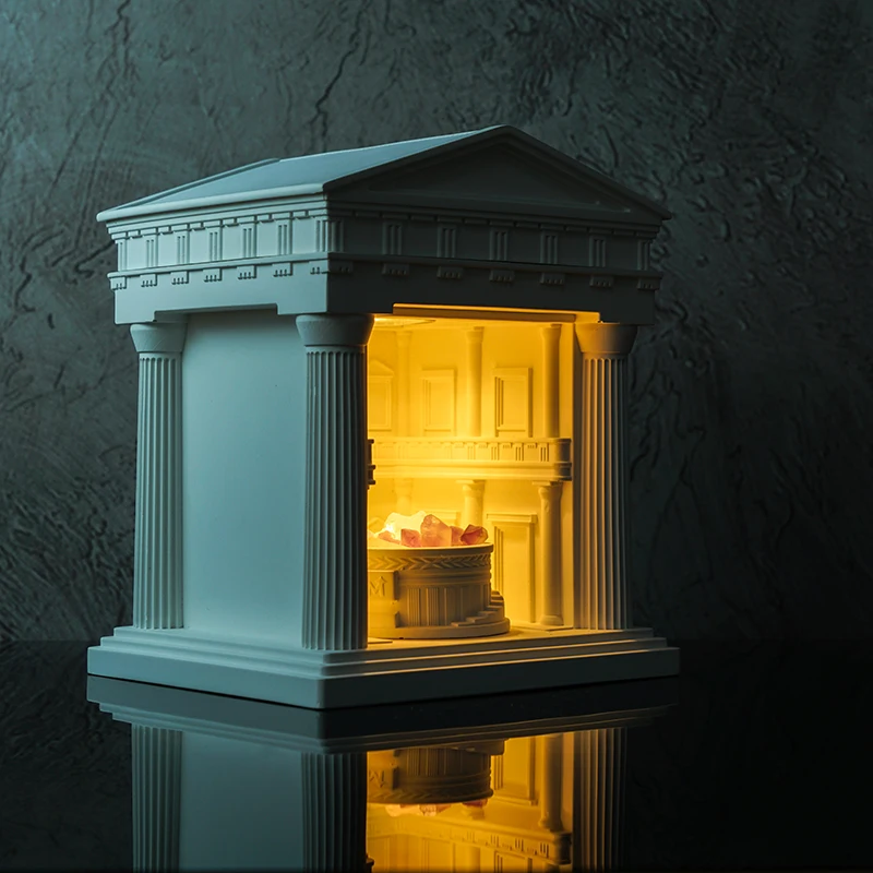 110V/230V Electric Candle Warmer Wax Melting Light Creative Aromatherapy Bedside Decor cement anhydrite cement
