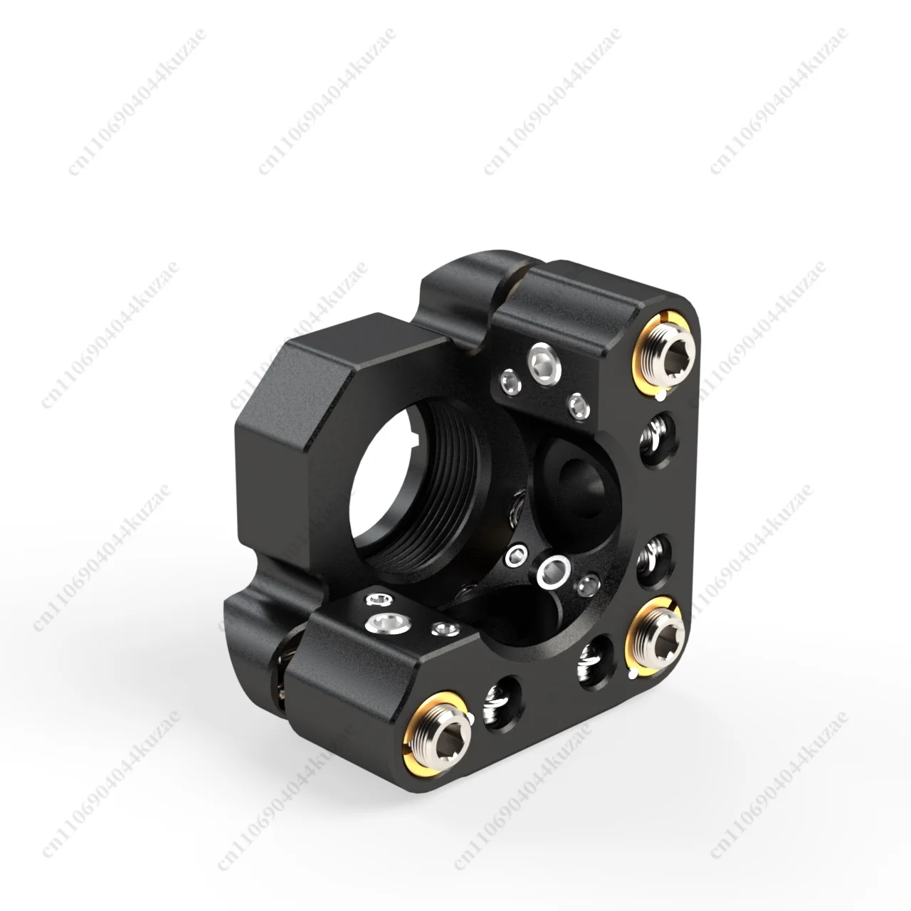 12.7mm 0.5 Inch Adjustable Pitch Optical Lens Mount Frame, Mirror Base Laboratory Optical Experiment Tool