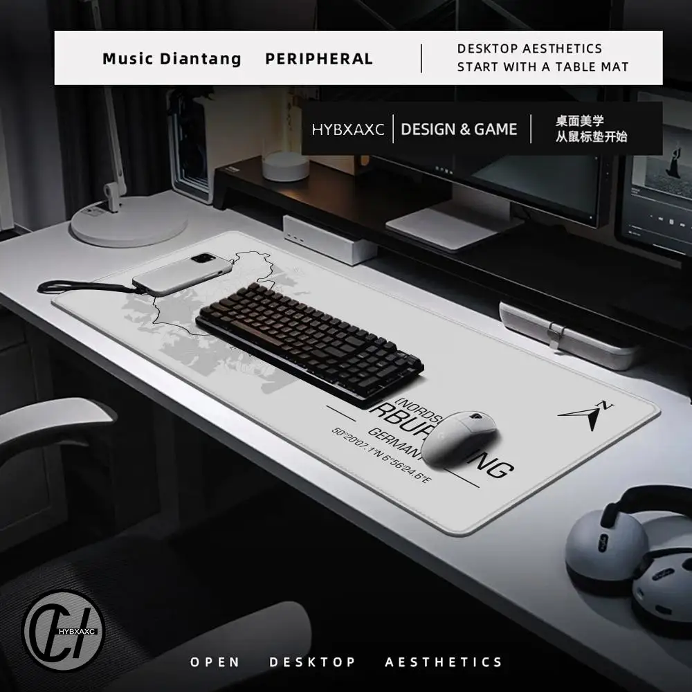 フォーミュラ 1 レーシングサーキットマウスパッドデスクマウスパッドかわいい HD デスクパッド拡張ゲーミングキーボードマット大 XXL ゲーマーマウスパッド 100x50