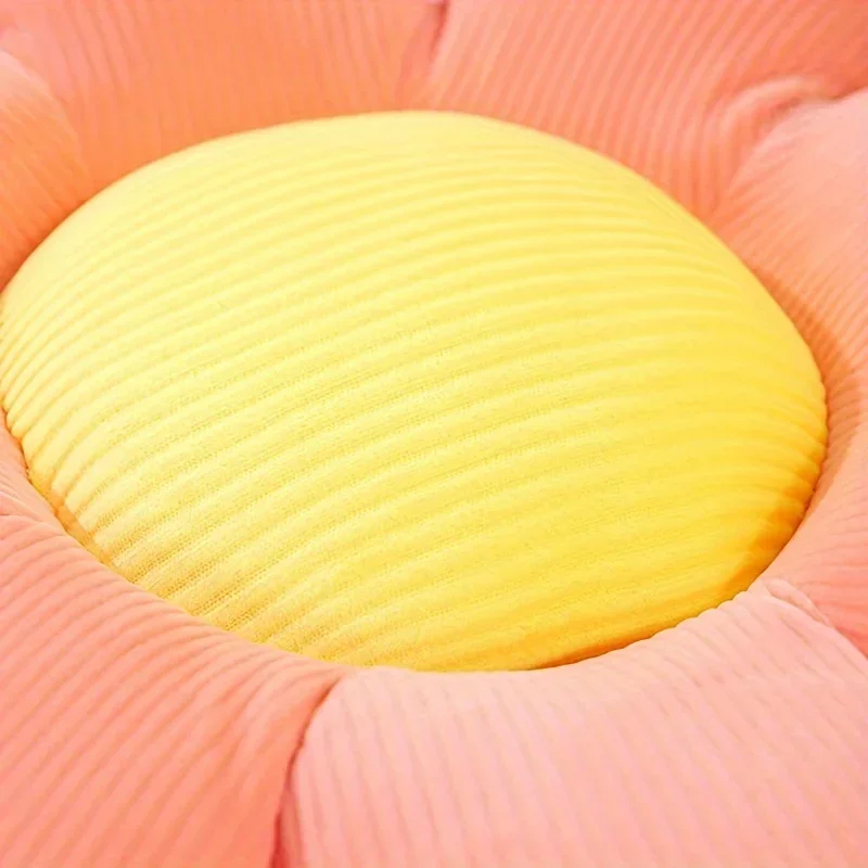 Sonnenblumenkissen, Gänseblümchen-Sitzkissen, Blumenmatte, Büromatte, Plüschtiermatte, Weihnachtsgeschenk, Halloween, Thanksgiving-Geschenk – Detail 6