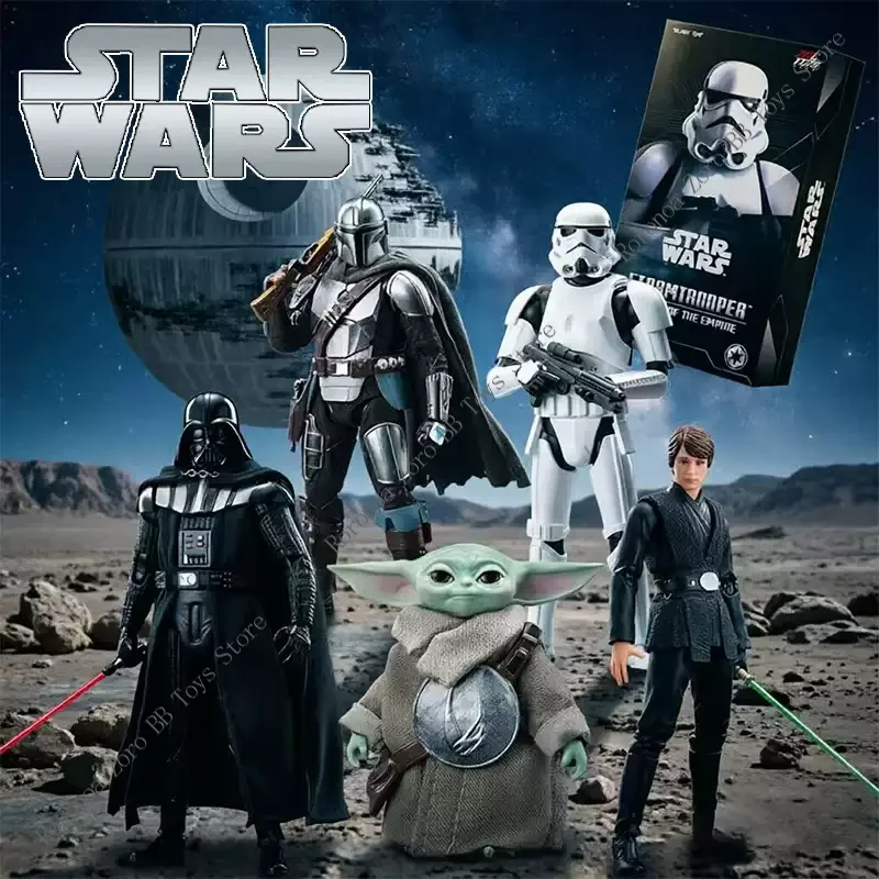 zd-toys-star-wars-darth-vader-luke-skywalker-1-10-scale-7-inch-action-figure-collectible-model-toy-gift-set-for-fans-premium