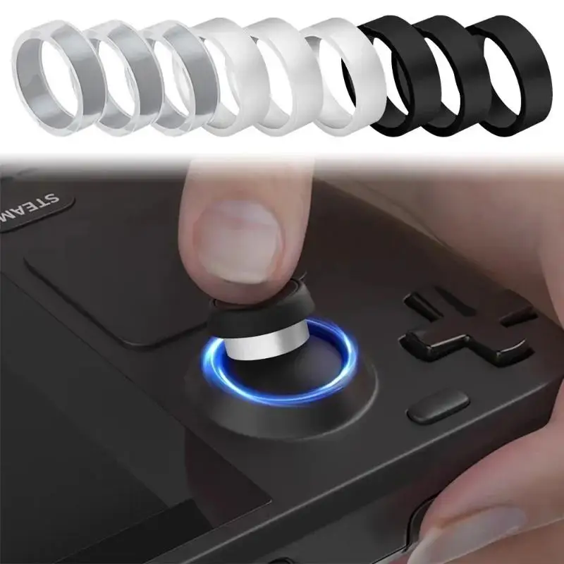Joystick Protectors Elastic Anti-Scratch Invisible Rubber Protector Rings Durable for Long Time Gaming Use 10 Pcs