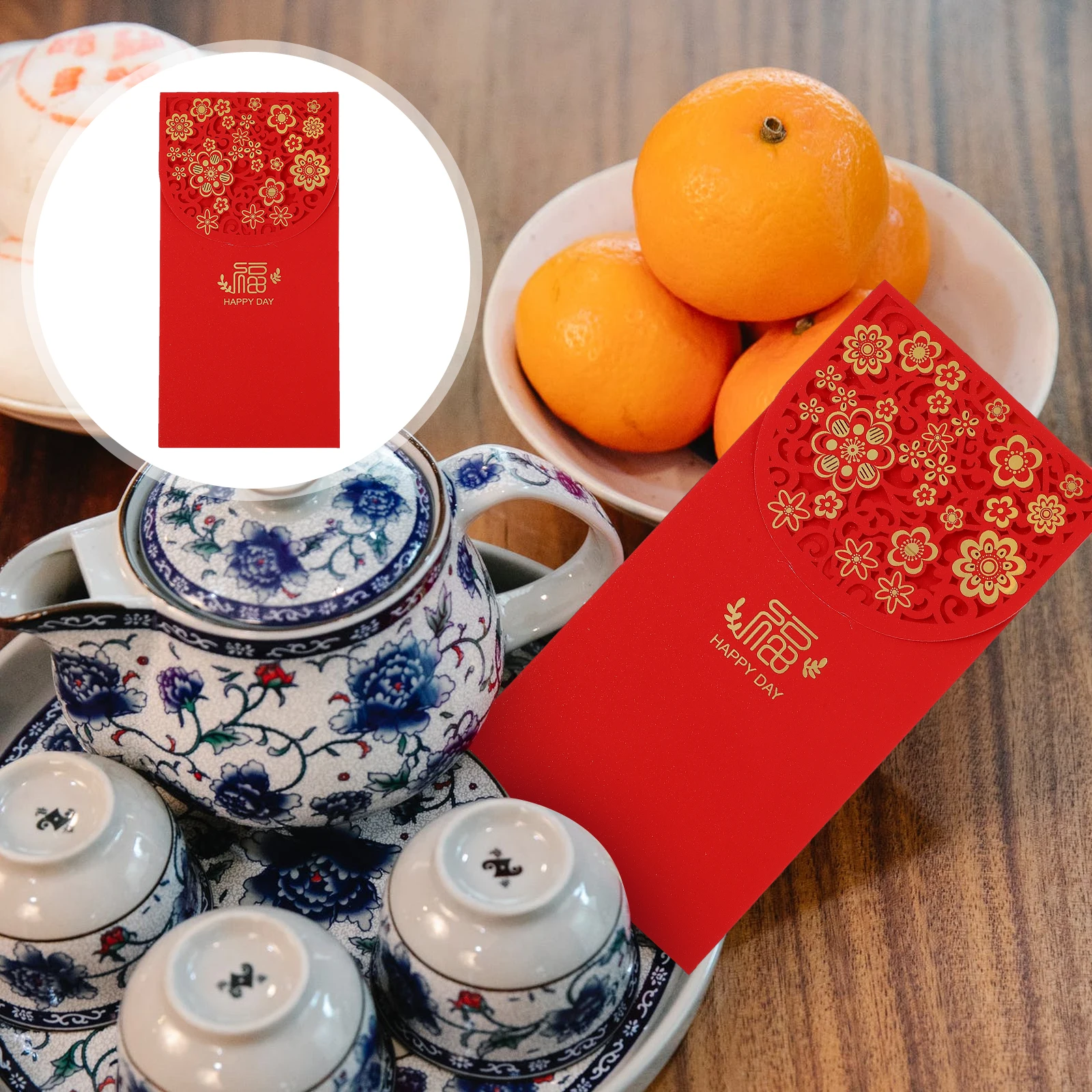 

10 Pcs Red Envelope Money Envelopes Chinese Festival Packets Wedding for New Year Style Gift Lunar