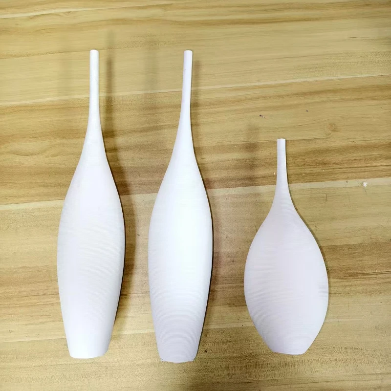 

Black and White Simple Ceramic Vase Design Handmade Art Decoration Living Room Model Room Vase Decoration Home Decor