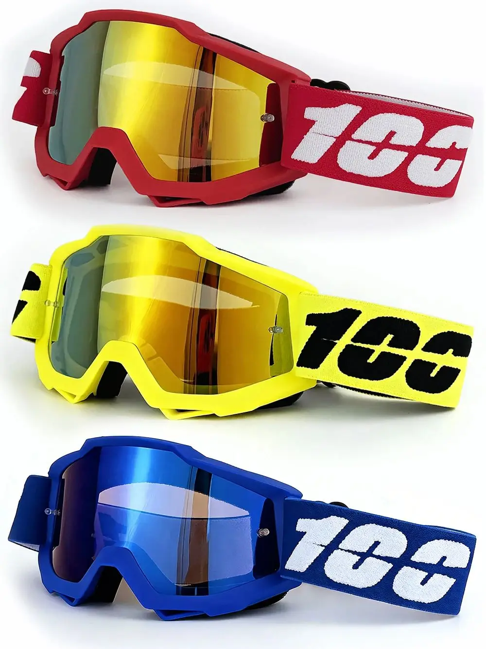 AliExpress 100 MX Motorcycle Goggles Motocross Glasses Off-road Sunglasses For Man MTB ATV Mask Windproof Protection Cycling Racing