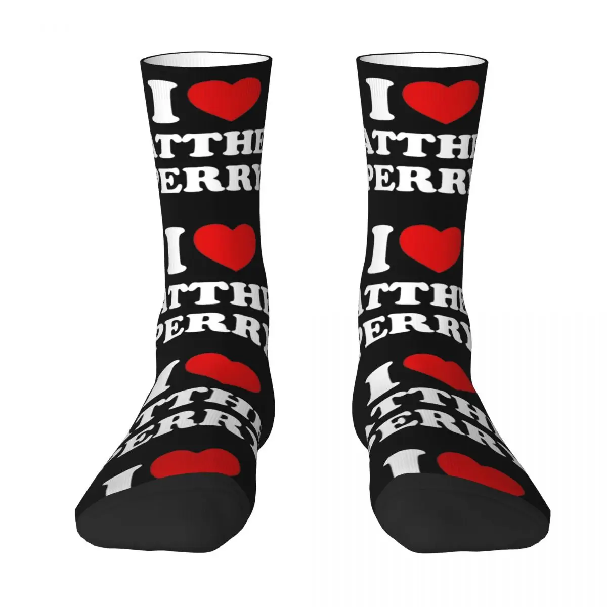 

Happy Funny Male Men Socks Casual I Love Matthew Perry Sock Friends High Quality Women's Socks Spring Summer Autumn Winter
