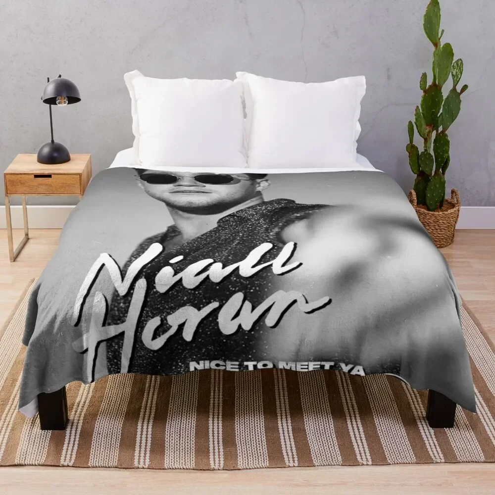 

Sixnal Niall Nice To Meet Ya North American Tour 2020 Throw Blanket For Baby for sofa Summer Beddings Luxury Brand Blankets