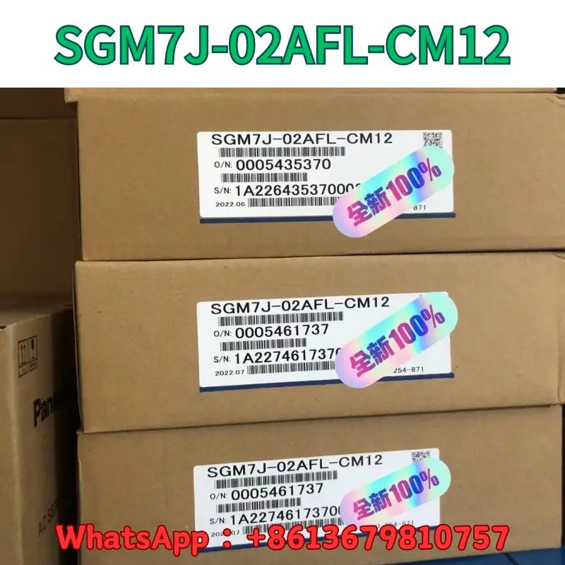 brand-new SGM7J-02AFL-CM12 200W Servo motor Fast Shipping