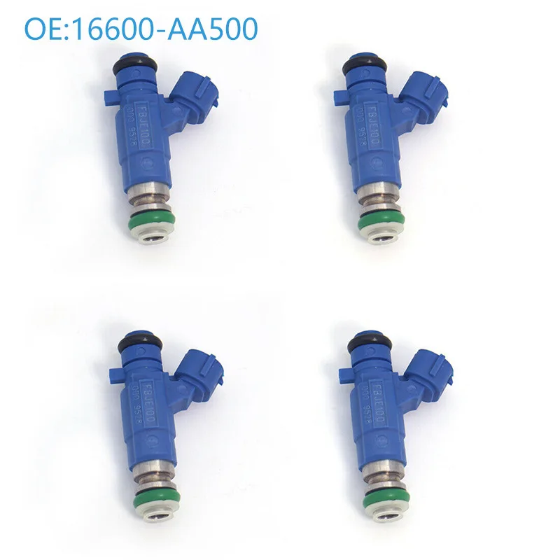 

4 шт., высококачественная топливная форсунка OEM 16600-AA500 для Nissan GTR Safari Patrol Skyline R34 RB25DET 2.5L Turbo TB48DE