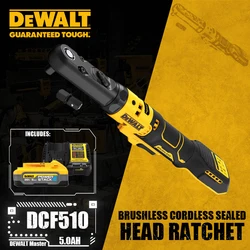 DEWALT DCF510 Kit Brushless Cordless Sealed Head Ratchet 20V Lithium Power Tools 300RPM 102NM With Battery Charger