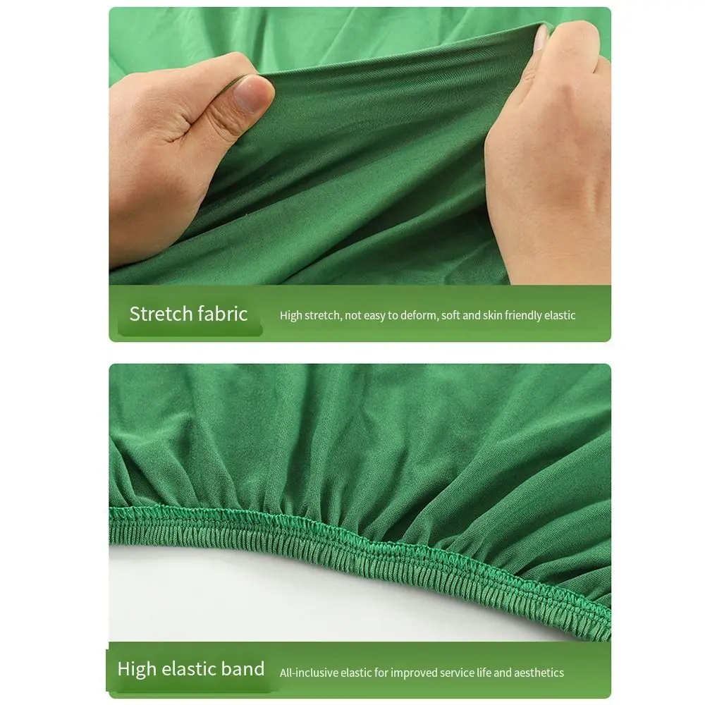 Durable Stretch Picnic Table Cloth Folding Wind Proof Patio Table Cover Solid Tear-Proof Table Protector Camping