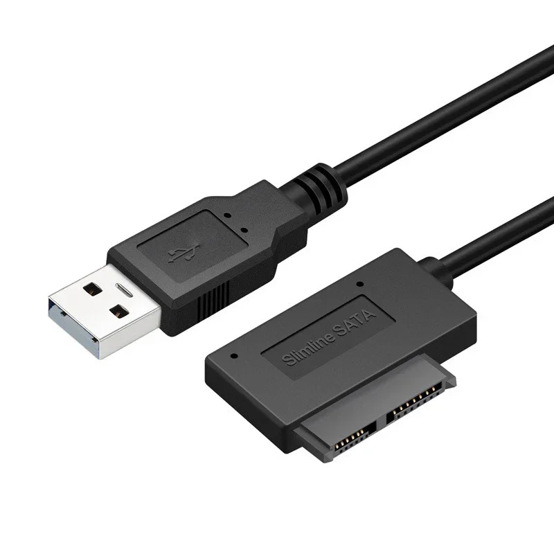 USB 2.0-Mini SATA IIアダプターケーブル,7 6 13ピンコンバーターケーブル,PC,ラップトップ,DVD,ROM,スリムライン,ノートブック,光ドライブライン用