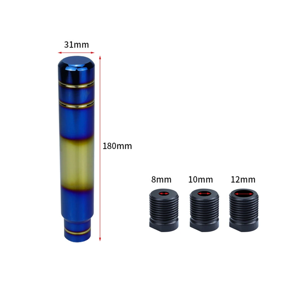 18cm Universal Aluminium 5 Speed Car Gear Shift Knob Manual Replacement Gear Shifter Knob Shift Lever Knob