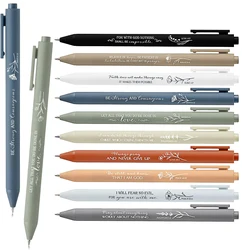 10/20/30 Pcs Set of Inspirational Christian Pens Bulk Religious Gifts: Bible Verse Ballpoint Pens Scripture Gifts
